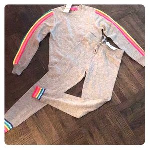 Girls Grey Sweater and Matching Pant set